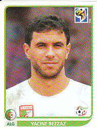 Yacine Bezzaz Algeria samolepka Panini World Cup 2010 #230